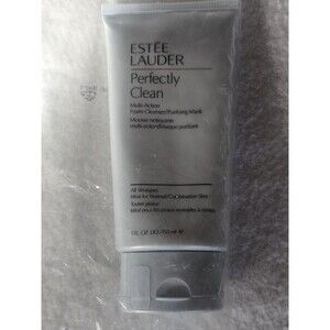 Estee Lauder Perfectly Clean Multi Action Foam Cleanser Purifying Mask 5 oz